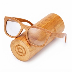 Handmade Round Wooden <b>Sunglasses</b> for <b>Men</b> Women Eco Friendly Polarized Wood Frame Glasses Vintage <b>Retro</b> Bamboo Eyewear On Sale - Product Image 3