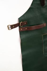 Handmade Luxury Classic Genuine Leather <b>BBQ</b> Grill <b>Apron</b> Heat Resistant High Performance for Kitchen Workshop Bulk Orders - Product Image 3