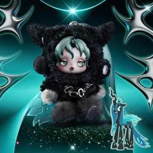 POP MART SKULLPANDA X My Little Poy Series Pendentif Peluche, Jouet d'Art en Vinyle Original et Figurines de Collection pour les Fans d'Anime - Product Image 6