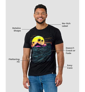 Promotion T-shirt de compression respirant en coton blanc tricoté 100% personnalisé avec impression graphique, marque personnalisée, manches courtes pour homme - Product Image 3