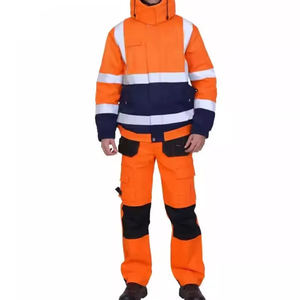 Combinaison de sécurité respirante et réfléchissante pour les travailleurs de la voirie, uniforme industriel, fournisseur d'usine en gros - Product Image 1