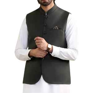 เสื้อกั๊กผู้ชายแบบมีกระดุม ดีไซน์กันน้ำ แฟชั่นทันสมัย ออกแบบเองได้โดยตรงจากโรงงาน ไม่มีขั้นต่ำในการสั่งซื้อ - Product Image 1