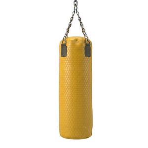 Saco de Boxeo Amarillo Texturizado de Primera Calidad para Entrenamiento Físico, Ejercicio en Gimnasio y Práctica Diaria - Product Image 3