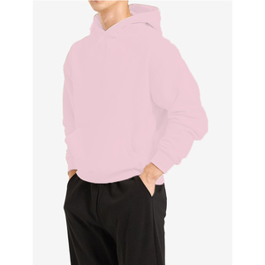 Pull-over streetwear personnalisé pour homme, 100 % coton, molleton épais, avec poche, qualité supérieure, coupe classique, impression numérique, hiver - Product Image 4