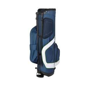 Borsa da Golf Multifunzione a 6 Fori con Design Blu e Bianco, Leggera in Nylon Impermeabile con Stampa Logo per Trasporto Mazze Sportive - Product Image 6