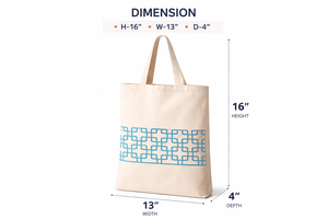 AMANI 300gsm <b>Canvas</b> <b>Tote</b> Bag Long Handle Large Capacity Reusable Cotton Shopping Bag Eco Friendly Custom logo Heavy Duty - Product Image 2