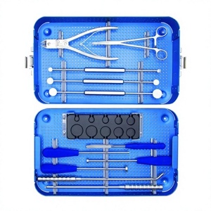 Kit chirurgical orthopédique pour la colonne vertébrale : cage en maille de titane, instruments en acier inoxydable pour la chirurgie vertébrale, outils de reconstruction vertébrale - Product Image 3