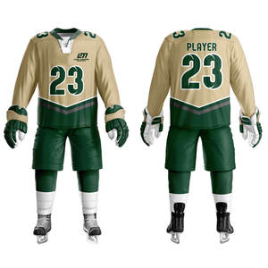 Uniforme de Hockey sobre Hielo Hecho a Medida, Uniforme de Hockey sobre Hielo de Alta Calidad, Uniforme de Hockey sobre Hielo 100% Poliéster - Product Image 1