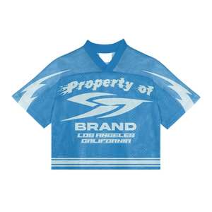 Camiseta Deportiva de Malla para Hombre, Talla Grande, Personalizable, de Secado Rápido, con Diseño en Blanco para Usar en la Playa - Product Image 2