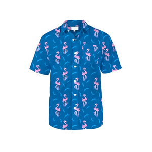 Men's Black Short Sleeve Casual <b>Shirt</b> With Cartoon Dinosaur Print Regular Fit Digital Printed <b>Polyester</b> Woven Fabric - Product Image 2