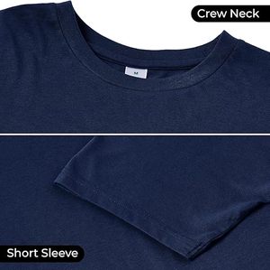 เสื้อยืดคอกลมโอเวอร์ไซส์สำหรับผู้ชายจาก Next Garments ผลิตจากผ้าฝ้ายเนื้อนุ่ม มีทุกสี จำหน่ายแบบแพ็คหลายตัว - Product Image 4