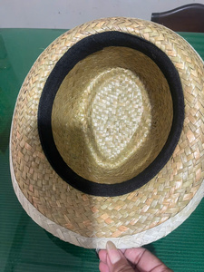 Chapeau à large bord vierge en paille de papier écologique disponible pour la personnalisation DIY, vente en gros, style mexicain Bangora - Product Image 3