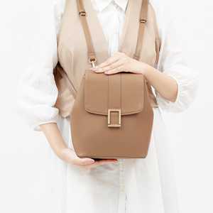 กระเป๋าเป้สะพายหลังแฟชั่นผู้หญิง Hody RULA BAG หนังสังเคราะห์ ความจุขนาดเล็ก ฟังก์ชั่นหลากหลาย สายปรับได้ ปิดด้วยซิป ลายตัวอักษร - Product Image 1