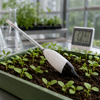 Glass Soil Hydrometer for Laboratory Soil Analysis and Density Testing | Precision Temperature Instrument for Soil Testing Meter