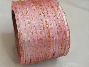 Pulseras de Cristal con Diseño de Gotas de Lluvia para Chicas - Textura Transparente con Puntos Dorados, Estilo Único, Disponible en 25 Colores, de la Mejor Calidad - Product Image 3