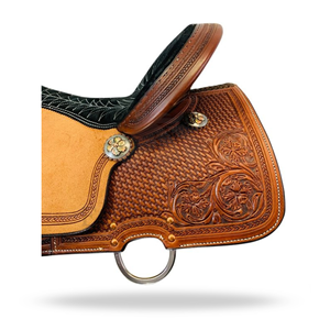 Selle de barrel racing, selle d'équitation, équipement équestre - Product Image 4