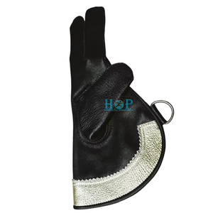 Gant de fauconnerie professionnel pour homme en cuir véritable – Gantelet de protection extra long pour la manipulation des faucons - Product Image 1