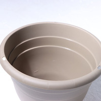 Pot de fleur en plastique suspendu classique durable bon marché panier de plantation rond avec trou de drainage pour mur balcon jardin intérieur extérieur
