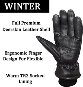 Guantes cálidos de invierno para exteriores, impermeables, a prueba de viento, guantes deportivos con pantalla táctil para conducir, motocicleta, esquí, guantes antideslizantes para ciclismo - Product Image 4