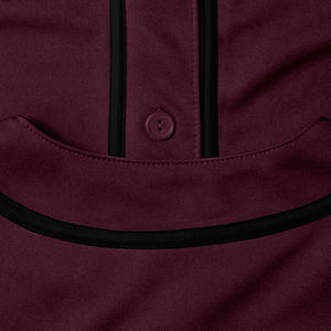 mesh baseball jersey <b>maroon</b> baseball jersey - Product Image 6