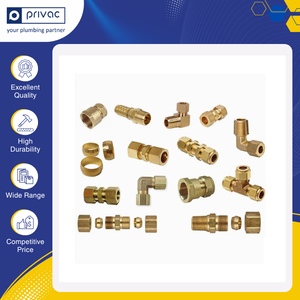 High Performance Premium Quality Bulk Supply Sturdy & Durable Pneumatic Parts and Fittings Brass Turned Components for Sale - Product Image 2