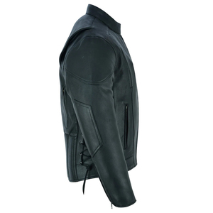 Premium Quality <b>Men's</b> Leather <b>Jackets</b> with Zipper Closure Warm Lining Casual Wear Style Leather <b>Jackets</b> for <b>Men</b> - Product Image 2