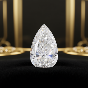 Diamant en forme de poire cultivé en laboratoire certifié IGI, 10 carats, qualité VVS2, diamants non montés - Product Image 3