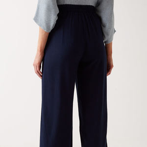 Pantalones Largos Deportivos de Moda para Mujer, Cintura Elástica, Logotipo Personalizado, Pantalones Anchos con Pierna Acampanada, Lisos, de Poliéster para Entrenamiento - Product Image 3