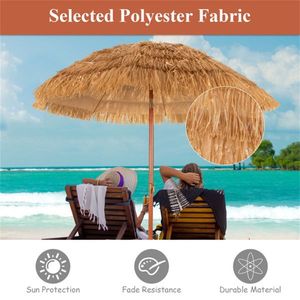 Ombrellone da Spiaggia Portatile da 6,5 Piedi con Inclinazione Regolabile - Product Image 6
