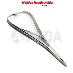 Portaagujas Mathieu de Acero Inoxidable, Pinza de Sutura de Ligadura Premium, Instrumento Dental de Ortodoncia de Precisión - Product Image 2