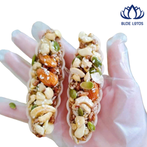 Meilleures ventes : Mélange de noix séchées croustillantes et sucrées, en tranches, en forme de bateau, pour collation, pâtisserie, fête, alimentation vietnamienne, emballage en coupelle 1 - Product Image 1