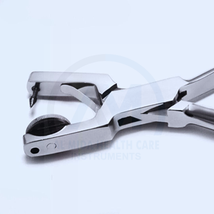 Pinza de Dique de Goma Dental de Acero Inoxidable Al Mida Healthcare, Instrumento Quirúrgico Ortopédico Manual, Certificado CE Clase II - Product Image 1