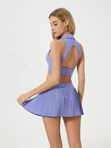 Débardeurs de sport pour femmes avec soutien-gorge intégré, dos nageur, pour yoga et course à pied - Product Image 2