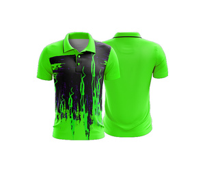 Athletic Fit Sublimation Polo Shirt with Custom Logo Durable Stitching for Men Women Youth Quick-Dry Dry-Fit Active - Product Image 6