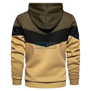 Sudaderas con Cremallera Personalizadas Unisex de Poliéster/Algodón para Primavera, de Secado Rápido, Transpirables, Resistentes al Viento, con Patrón Sólido, Cuello Redondo, Bordadas - Product Image 3