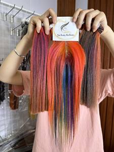 Genius Weft Human Hair Bundles with Lace Closure Lace Frontal Vietnamese Bone Straight Hair Vietnamese Raw Hair Vendors Soft - Product Image 3