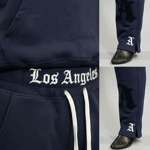 Ensemble 2 pièces de survêtement sportif pour homme en coton 100 % personnalisé, avec sweat à capuche et pantalon, en polaire thermique épais pour l'hiver, vente en gros - Product Image 5