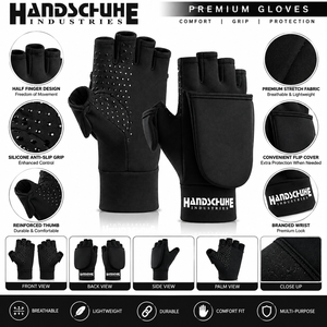 Wholesale Customized Logo Lightweight Unisex Winter Full <b>Finger</b> <b>Bike</b> Gloves Daily Use-Tactical Protection Riding Gloves - Product Image 3