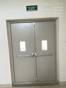 Puerta de Salida de Emergencia Interior Push-Pull, 12 Meses de Vida Útil, Prevención de Incendios, Diseño Minimalista, Acero Combinado Resistente al Fuego - Product Image 6
