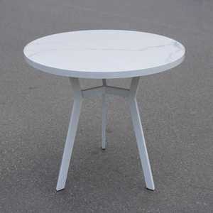 Three-legged Round Plastic <b>Table</b> With <b>Tiled</b> <b>Table</b> Top - A Perfect Outdoor <b>Garden</b> <b>Table</b> for a <b>Garden</b> Evening - Product Image 5