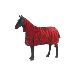 Manta de Invierno para Caballo Verde con Cubrecuello, Impermeable, Protección para Todo Clima, Material de Poliéster - Product Image 5