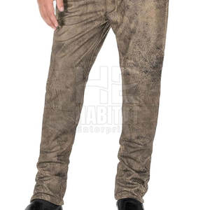 กางเกงหนังผู้ชายขายดีที่สุด สวมใส่สบาย หนังนุ่ม ทนทาน ดีไซน์ทันสมัย เหมาะสำหรับใส่ลำลอง - Product Image 4