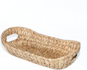 Panier de rangement ovale en jacinthe d'eau tressée, fait main, vente en gros, écologique, fabriqué au Vietnam - Product Image 1