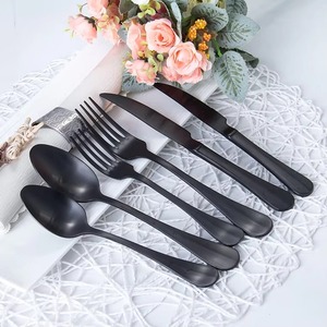 Premium Design Highly Polished Cutlery <b>Set</b> Fork Spoon <b>Set</b> Stainless Mirrored Steel Flatware <b>Sets</b> for Hotel & Restaurant Use - Product Image 1