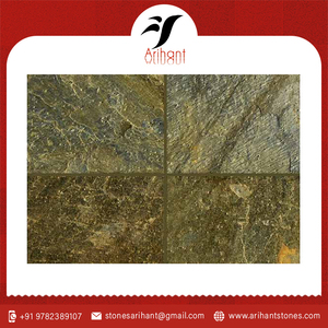 Tuile en ardoise verte Deoli de qualité naturelle, qualité supérieure pour une utilisation intérieure et extérieure - Product Image 6