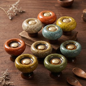 ceramic <b>knob</b> New design <b>door</b> <b>knob</b> <b>knob</b> home <b>knob</b> Ceramic Round <b>Door</b> <b>Knobs</b> Modern Farmhouse Style - Product Image 6