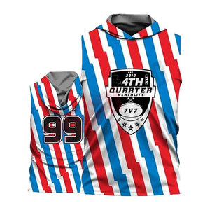 เสื้อฟุตบอลอเมริกัน 7v7 แบบสั่งทำพิเศษ ลดราคาพิเศษ ระบายอากาศได้ดี น้ำหนักเบา ชุดยูนิฟอร์มฟุตบอลธง สำหรับเยาวชน ชุดกีฬาสำหรับทีม - Product Image 5