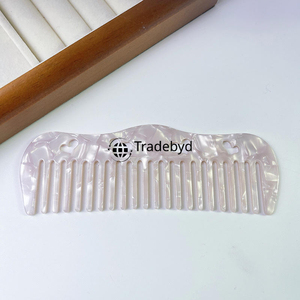Tradebyd Luxury Handmade <b>Resin</b> Comb for Hair Beauty Styling Detangling and Salon Grooming Care - Product Image 3