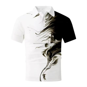 Vente chaude hommes personnalisé pour polos 100% Polyester à manches courtes revers Golf Polos t-shirts Camisas Para Hombres - Product Image 3