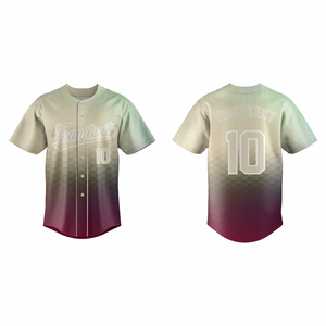 Uniforme de baseball sur mesure grande taille, respirant, à séchage rapide, en jersey polyester, fabrication OEM pour les sports d'équipe, les entraînements, les matchs et les compétitions - Product Image 1